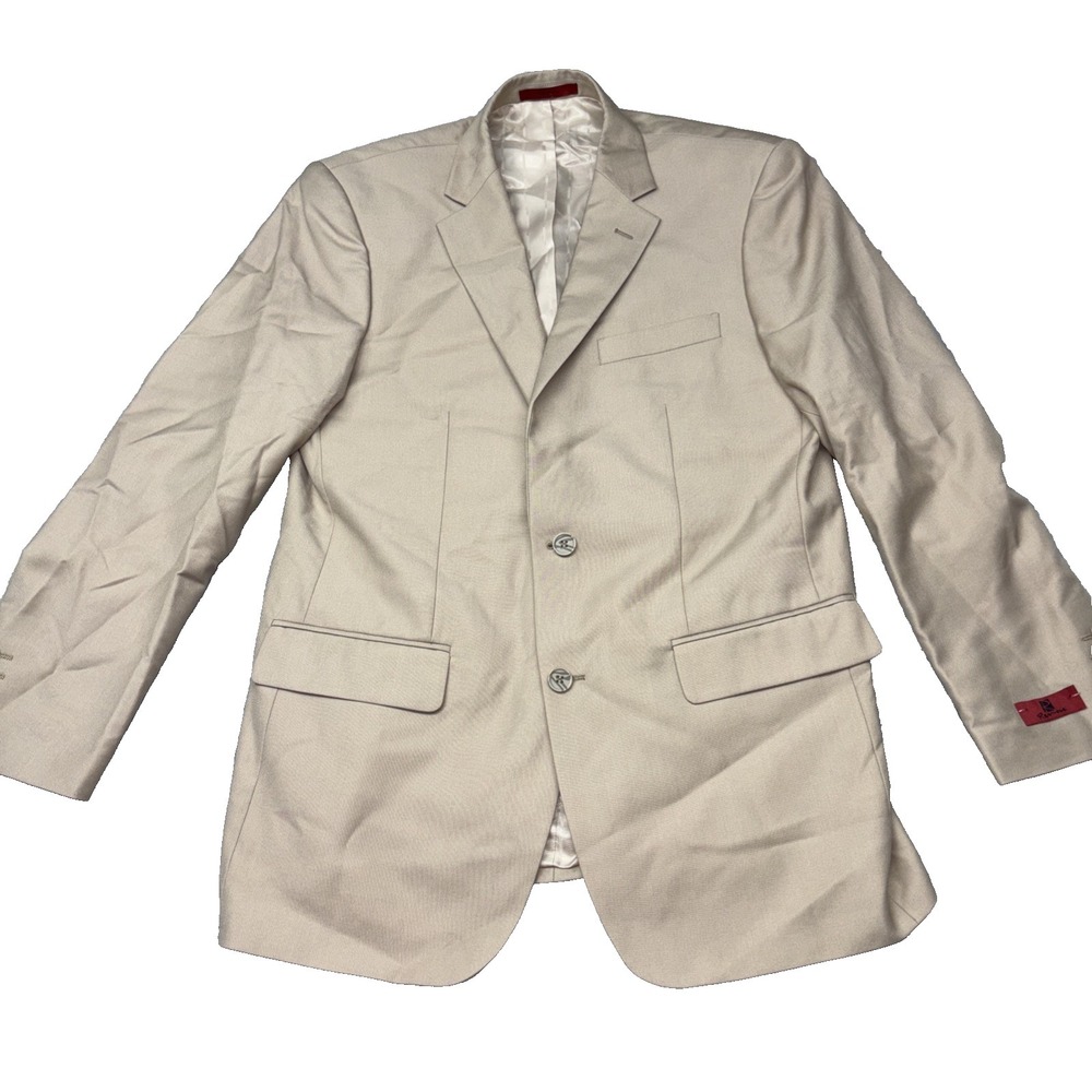 Renoir 201-3 Men's Formal Suit Jacket in tan R38‎ NWT